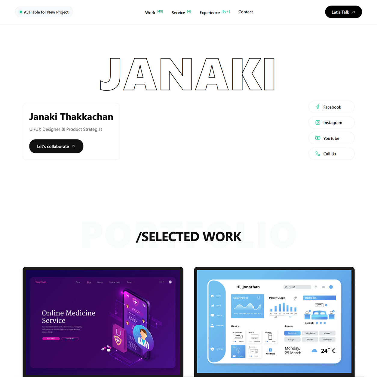 Portfolio preview