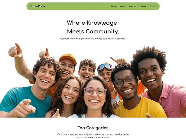 VidyaPath preview