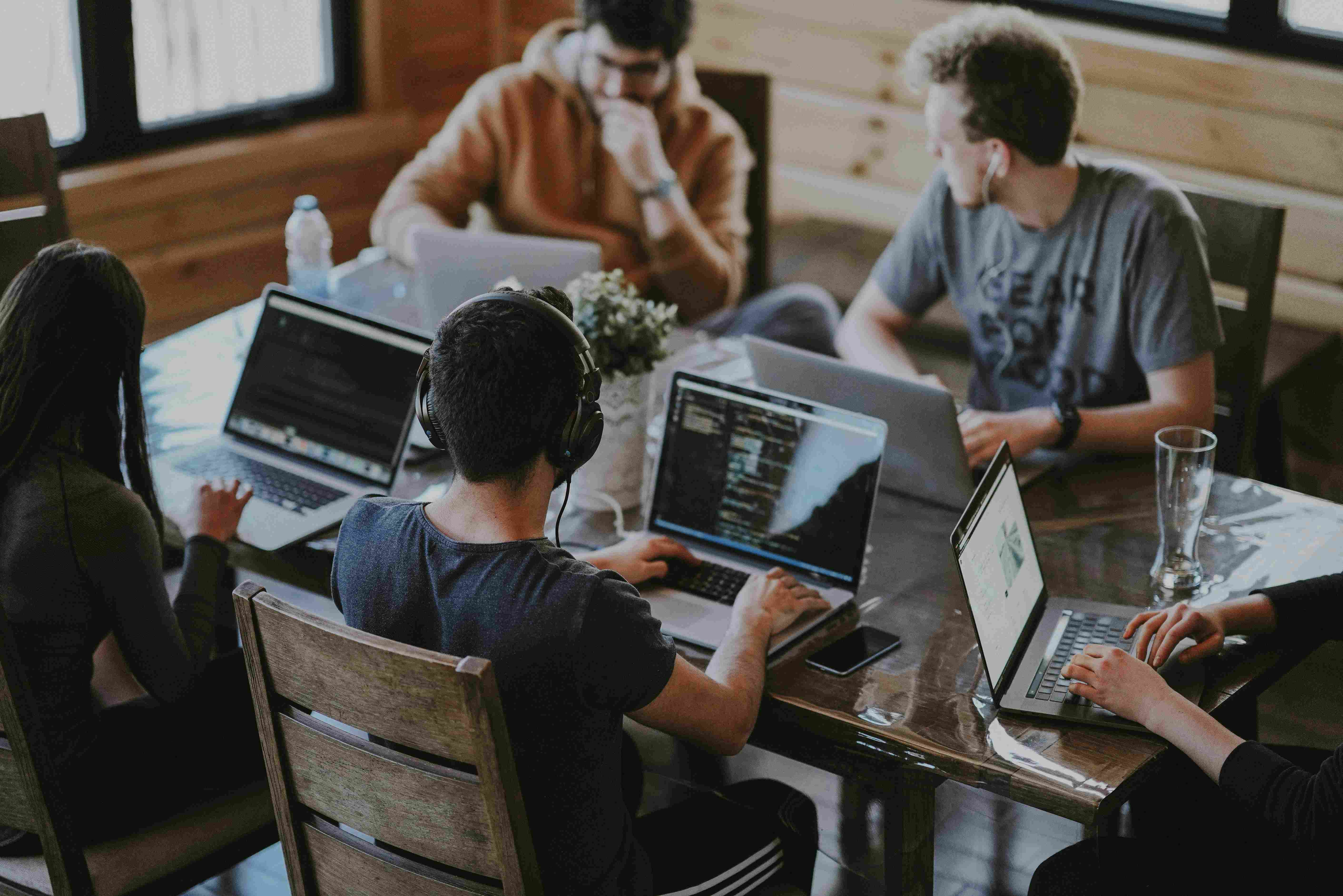 Software development training environment in Kerala office