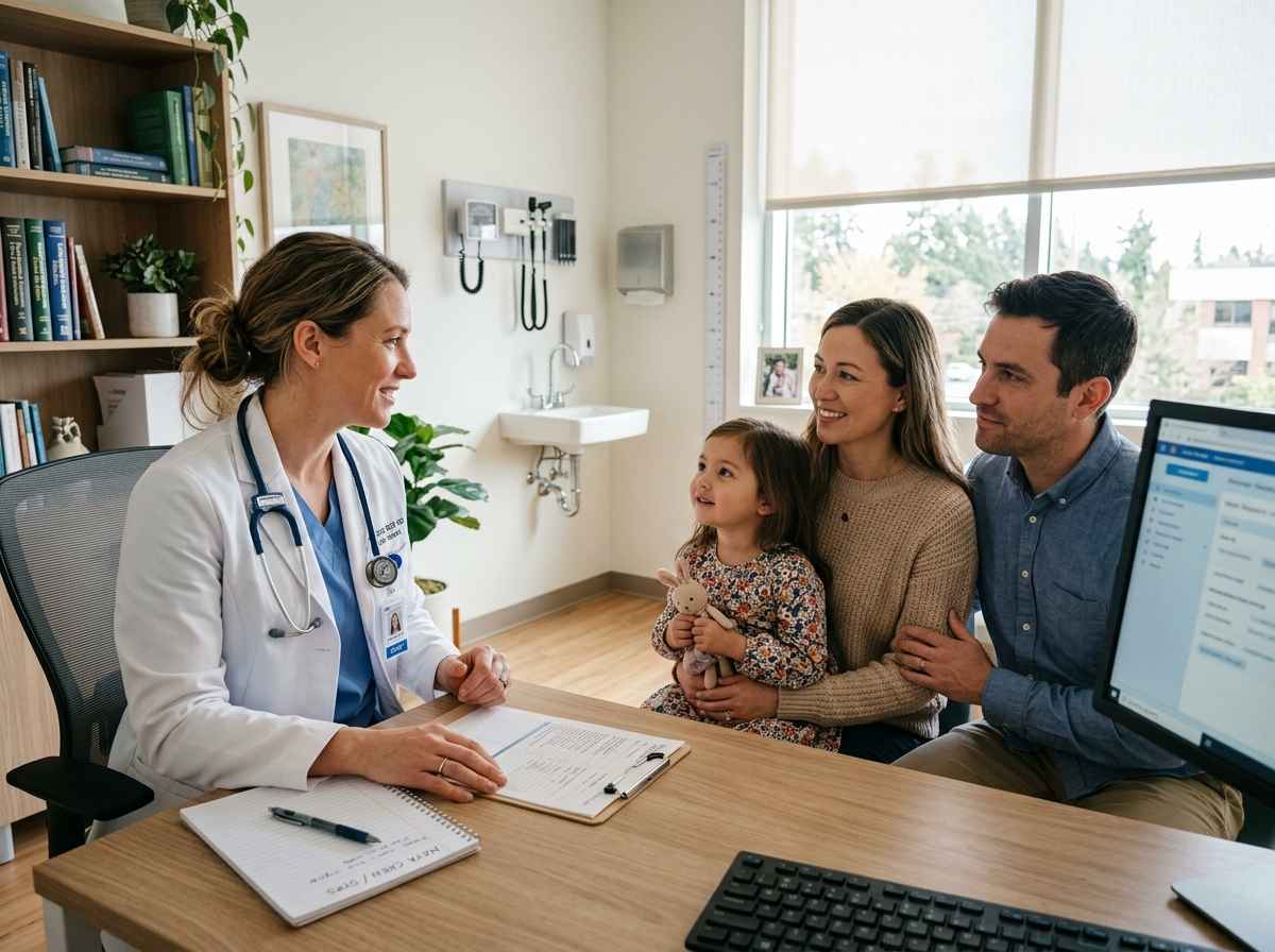 Doctor family consultation