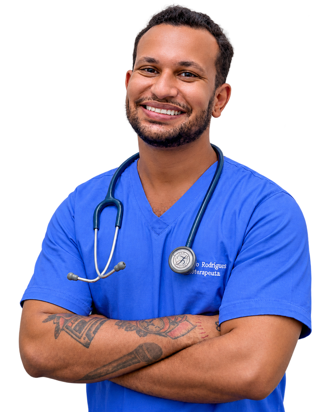 Senior physician examining medical records at MedService