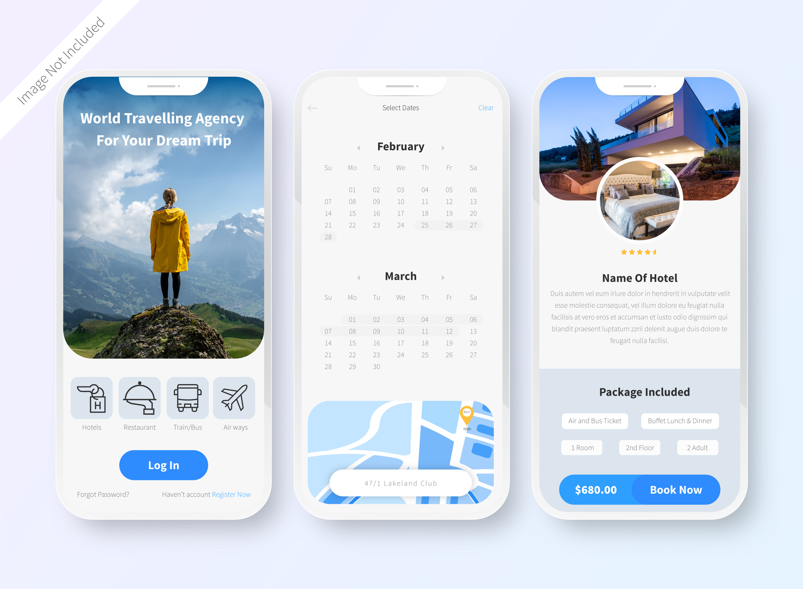 Mobile App UI Kit Explorations
